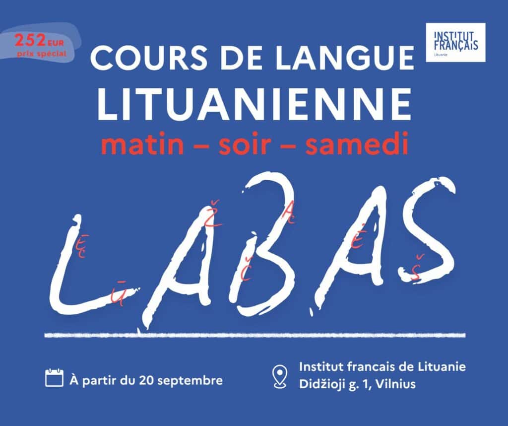 Nouveauté : cours de lituanien pour débutants